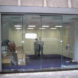 shop front door repair Riverbank